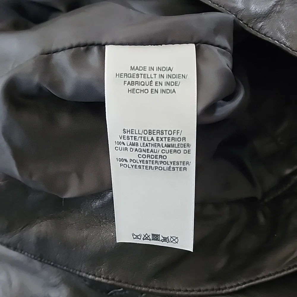 True Religion leather jacket. - Picture 6 of 6